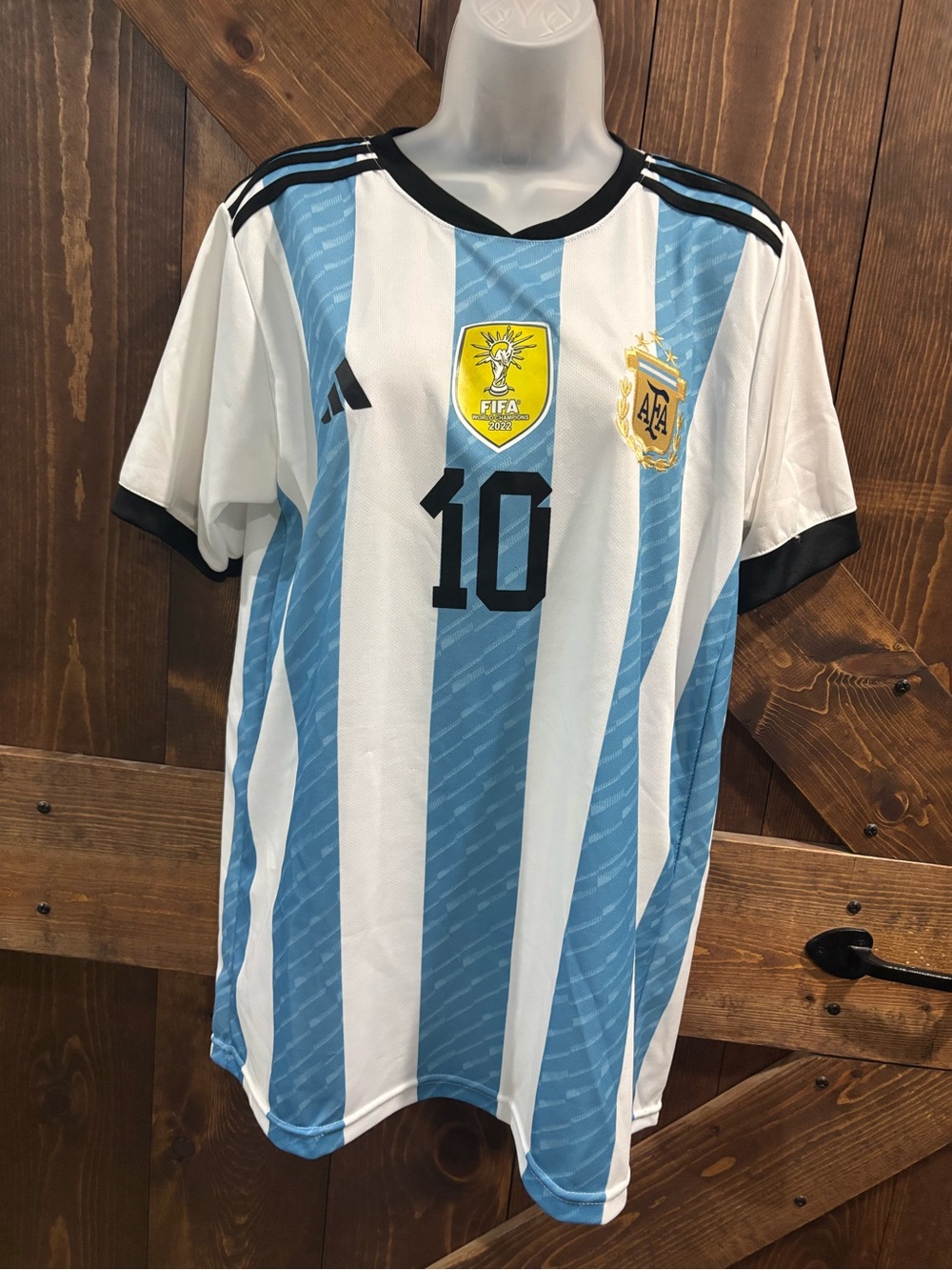 Adidas FIFA 2022 Argentina Lionel  Messi #10 Jersey